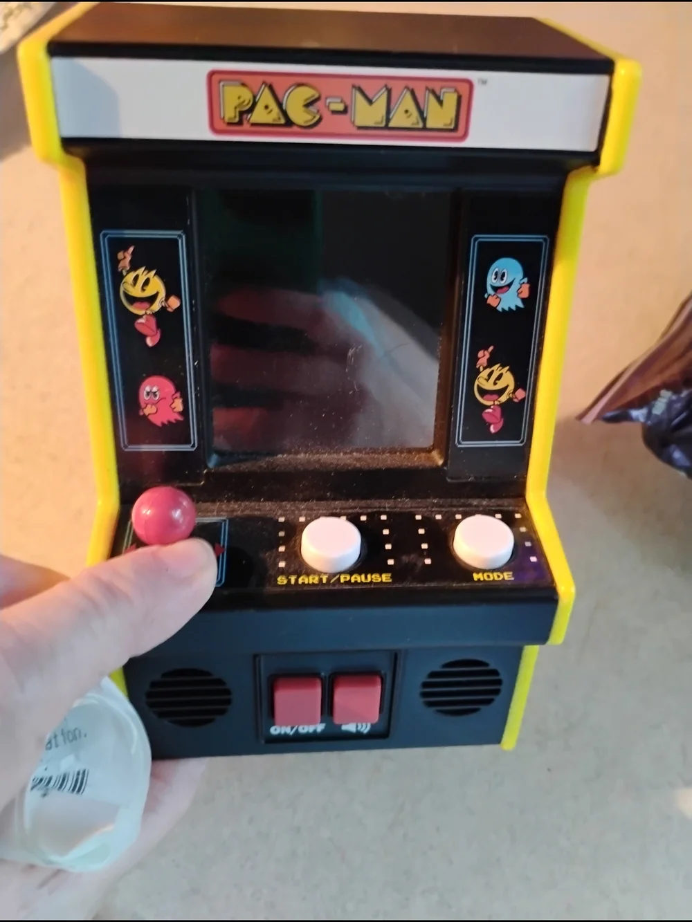 Yellow Mini Arcade Game Console